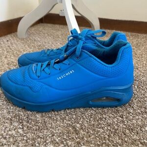 Skechers Blue Athletic Sneakers Women’s 8.5 Air-Cooled Cushioned Comfort